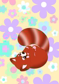 Image 1 of Red Panda Print