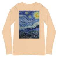 Image 3 of Starry Night Natural Long Sleeve Tee