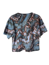 Image 3 of M Crop Tee in Ember Ice Dye
