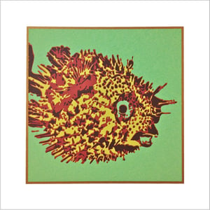 Image of "PUFFER FISH" Serigraph