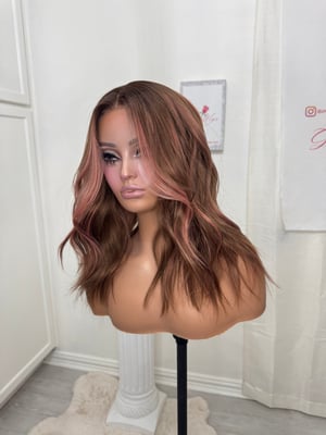 Image of Pink highlight brown free part (ready to ship) 