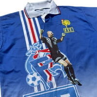 Image 3 of Rare Barthez France 98 Bootleg Football Shirt 
