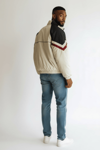 Image 3 of Puffer Light Beige Bomber 