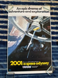 Image 1 of Original 1968 2001: A SPACE ODDYSSEY Theatre Display Poster.