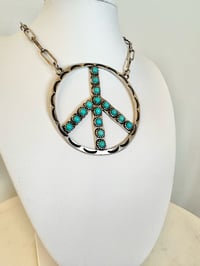 Image 4 of Silver Peace Necklace