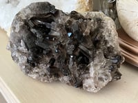 Image 12 of Large Smoky Quartz Points Cluster #2319