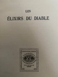 Image 2 of Les élixirs du diable, Hoffman, 1926, ex numéroté. 