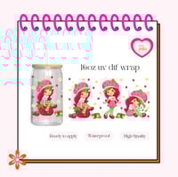 Fresa Shortcake UV DTF Cup wrap