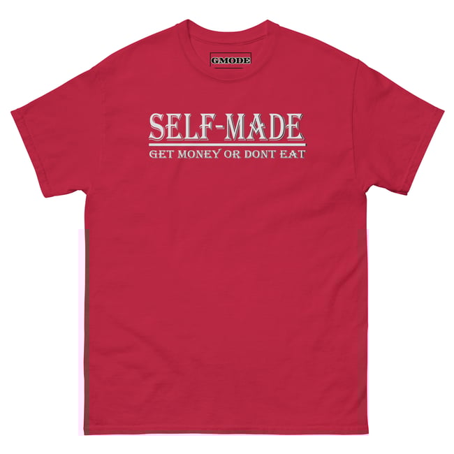 Selfmade  classic tee white writing