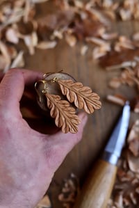 Image 3 of Oak Leaf- Earrings 