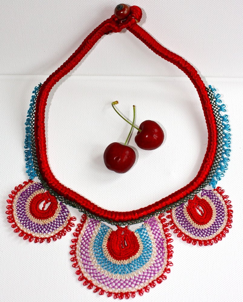 Image of Red lace lovely