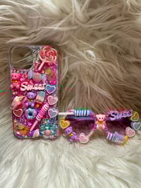 Image 2 of Sweet, 3D tropical candy  iPhone case