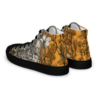 Image 6 of Colorful Trio Botanical Plants Art Nouveau Women’s high top canvas shoes