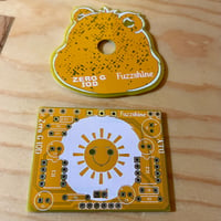 Image of Fuzzshine PCB and Faceplate - Acupulco Gold