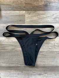 Image 4 of 2 piece black swimsuit 