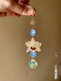 Image 3 of ✨Celestial Dendobrium Mini Suncatcher/Car Charm✨