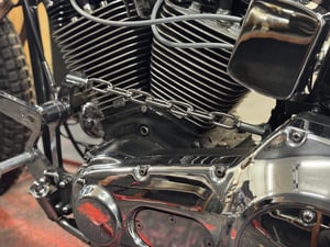 Image of Stainless Chain Softail Shift Rod