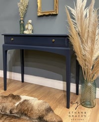 Image 2 of Dark blue bedsides & dressing table 