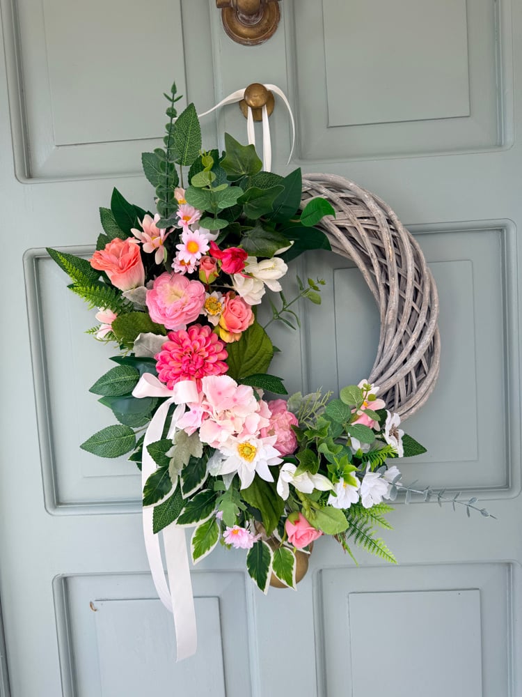 Image of 38cm Pink Wicker 