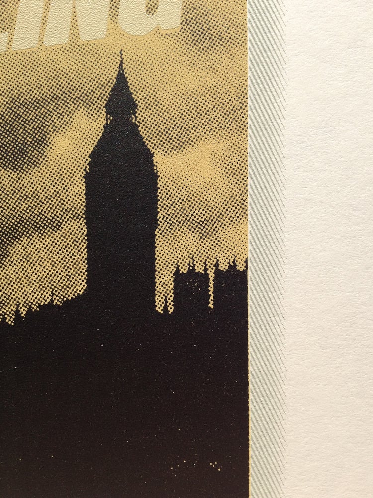 Image of London Calling Screen Print Limited Edition
