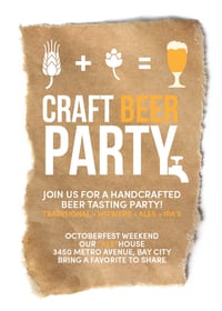 Image 1 of Craft Beer Invitation (Octoberfest)