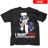 Image 1 of Hatewear Uncle Sam Metal T-Shirt