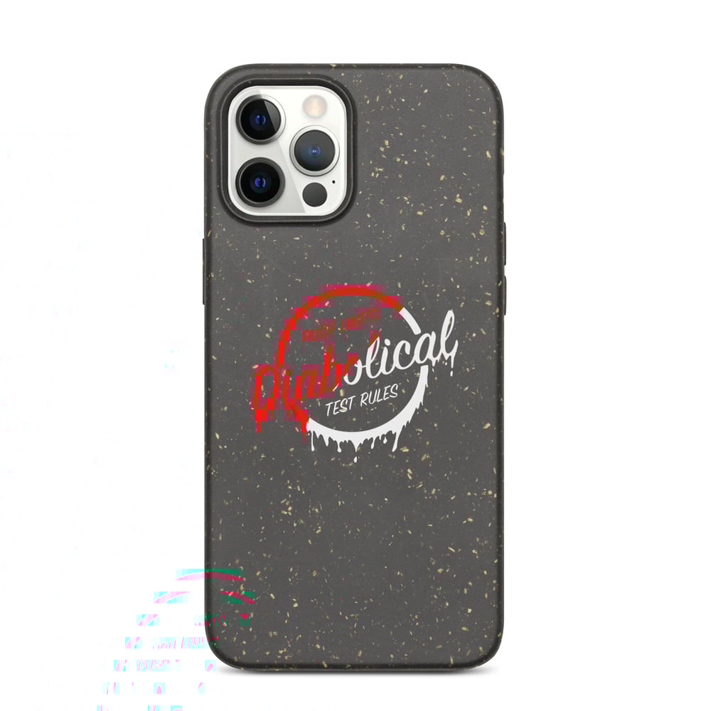 Diabolical "Drip" logo Biodegradable phone case