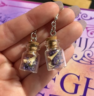 Image of Shark Teeth Bottle Earrings