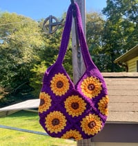 Purple Sunflower Bag