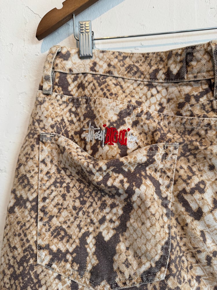 Image of Stussy Big Ol’ Washed Cotton Phython