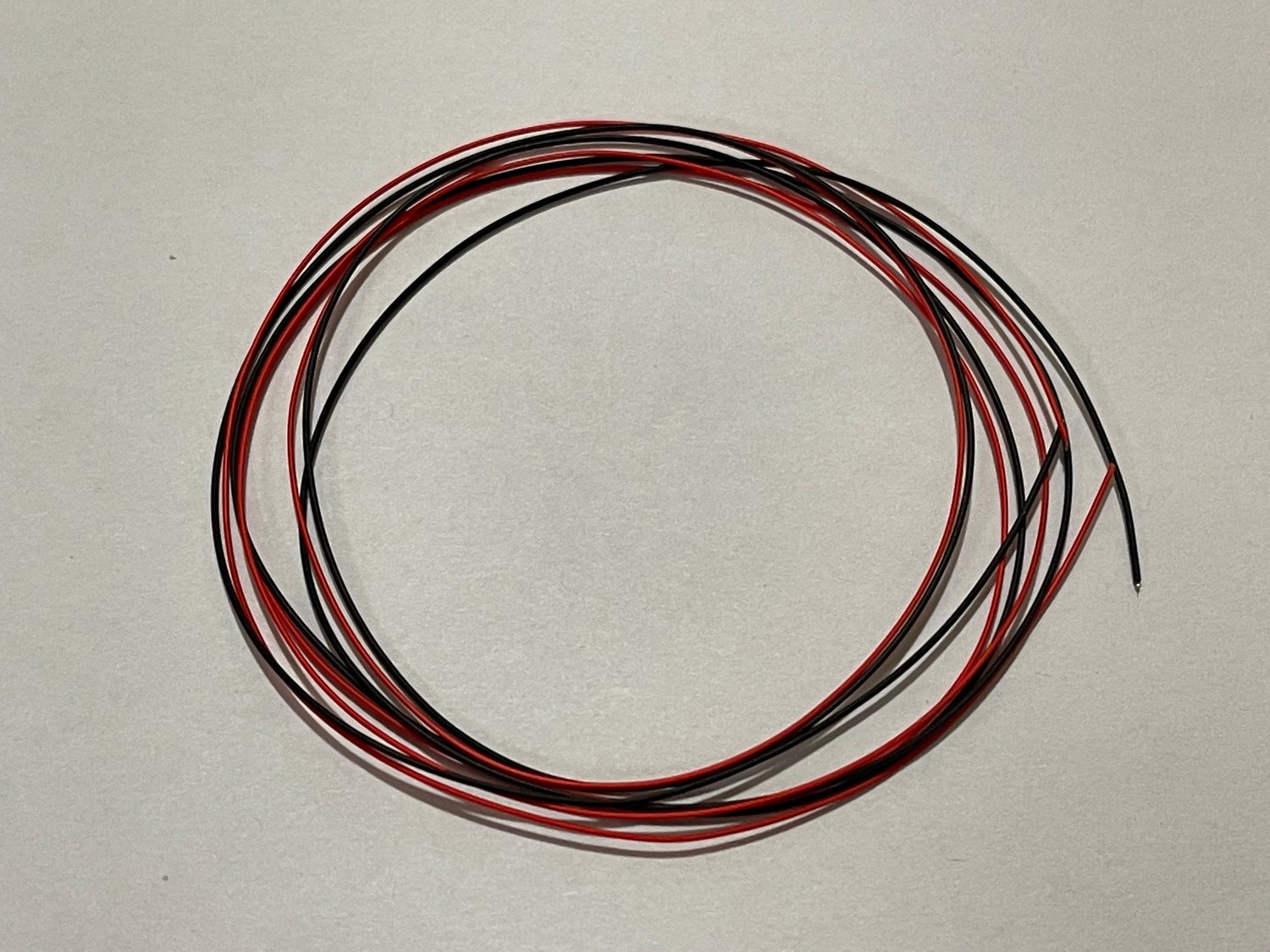 Battery cable wire red-black