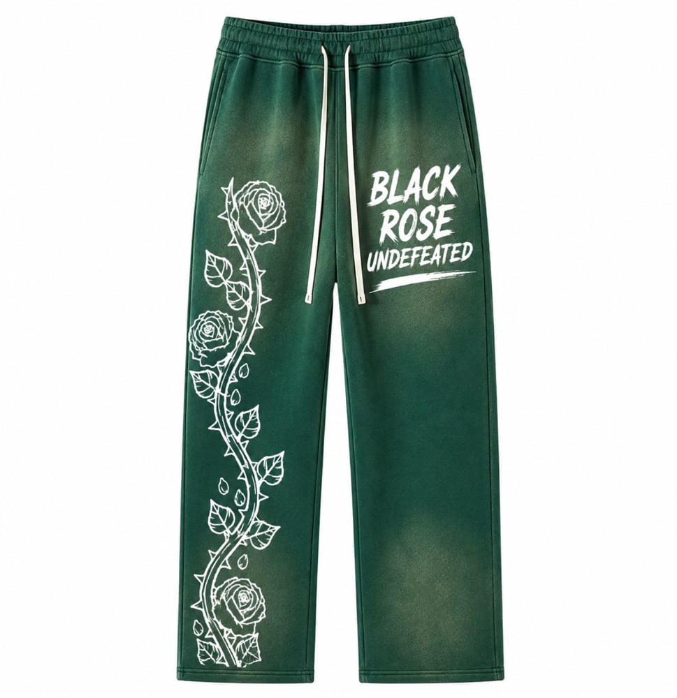 Image of ROSE VINE PANTS (GREEN)