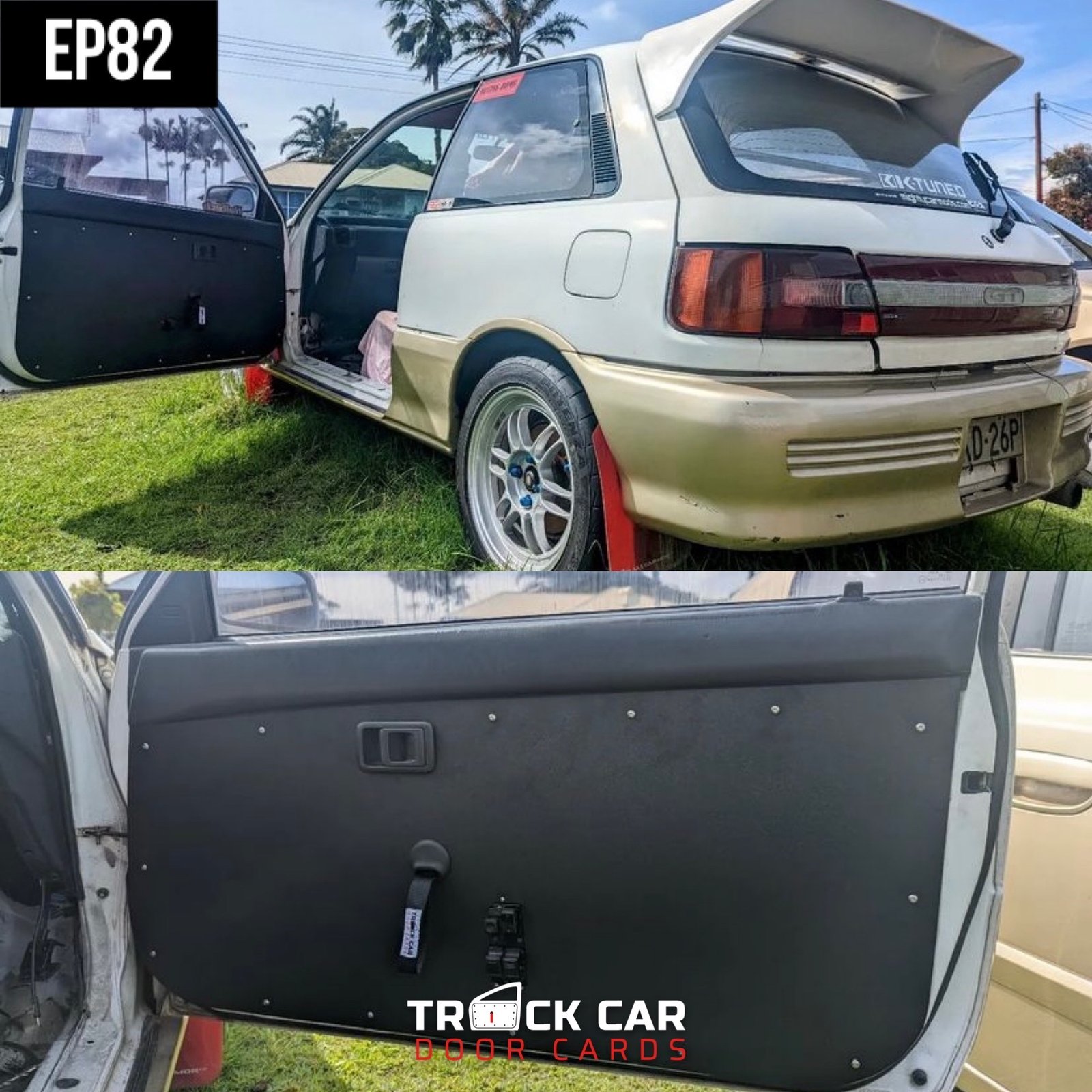 Toyota EP82 - Track Car Door Cards | Custom Made Door Cards