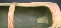 Image 4 of Antique 1920s Weller Pottery Log Planter 