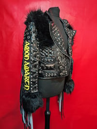 Image 8 of AMON AMARTH DEATH IN FIRE BIKER JACKET