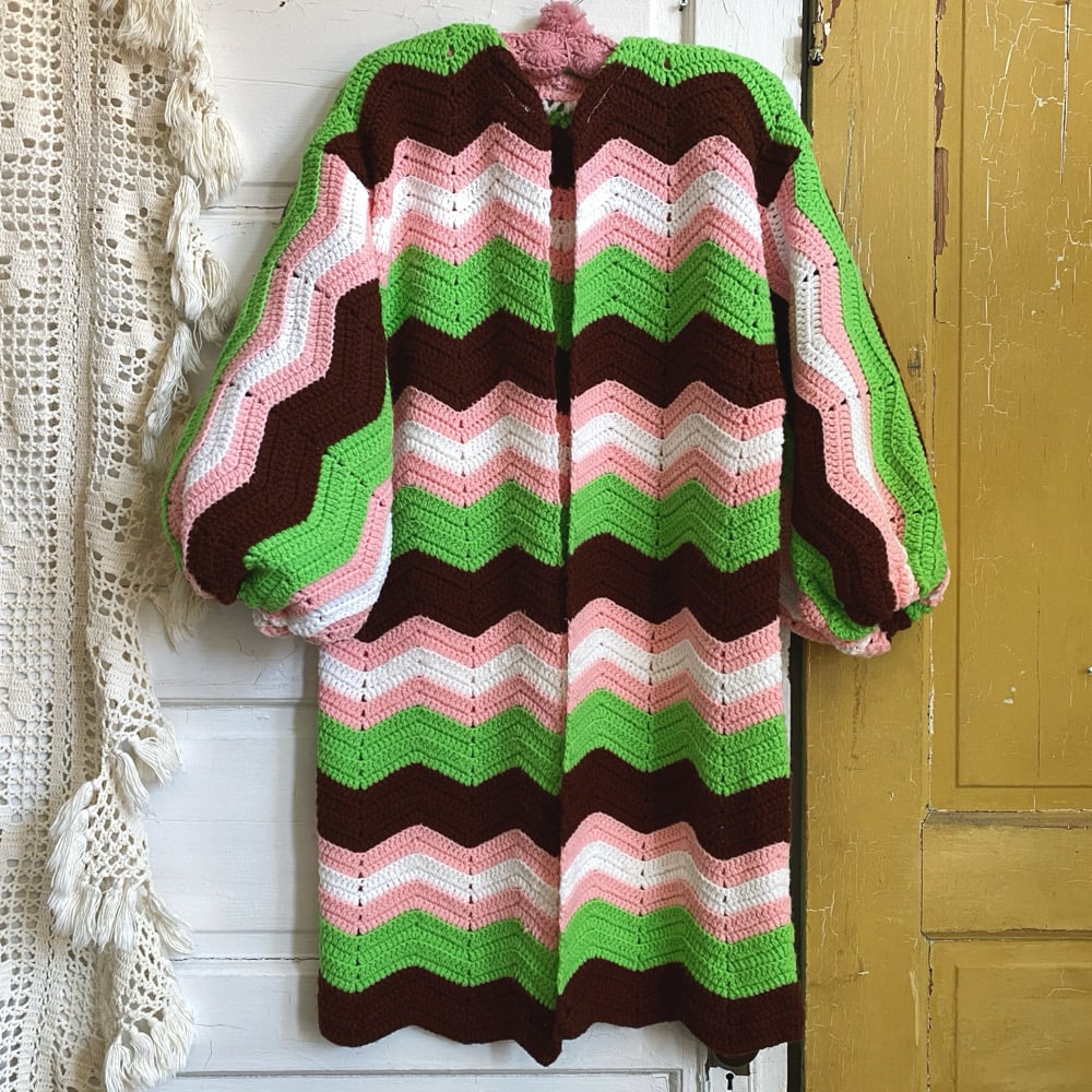 Image of Spring Chevron Granny Sweater