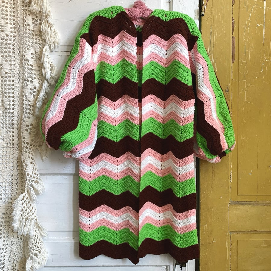 Image of Spring Chevron Granny Sweater