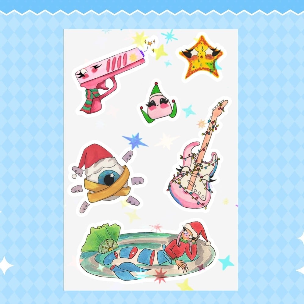 Image of ❄️Christmas stickers❄️ 💌 PRE-ORDER 💌