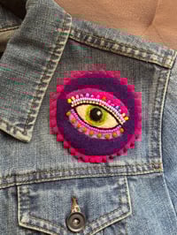 Image 2 of Pride Collection - Mystic Eye Brooch - Rainbow (4)