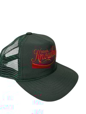 Image of The “Seek Knowledge” Trucker (Green)