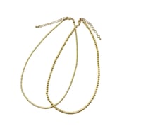 Image 1 of 14K Gold Filled Beaded Necklace 