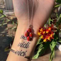 Image 1 of CORAL NECKLACE 18” CHAIN