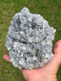Image 8 of Druzy Fujian Quartz & UV Calcite Specimen #2143