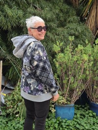 Image 4 of Kylie Jane Fleece Hoodie- butterfly skull 