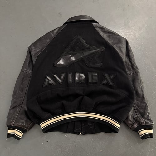 Image of 1990s Avirex varsity jacket, size XL