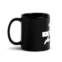 Image 3 of Lower AZ Logo White Black Glossy Mug