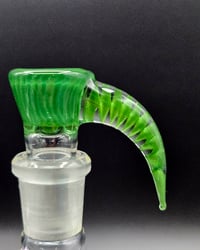 Image 1 of 2K Glass Art 18mm Unground Slide Green