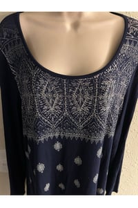 Image 6 of New Large B.L.E.U. Bedazzled top #761*9