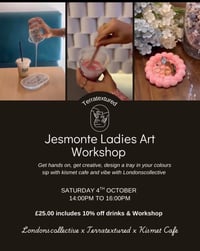 Ladies Only Jesmonite Art Workshop