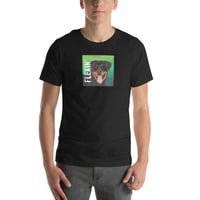 Image 1 of Unisex t-shirt with Rottweiler